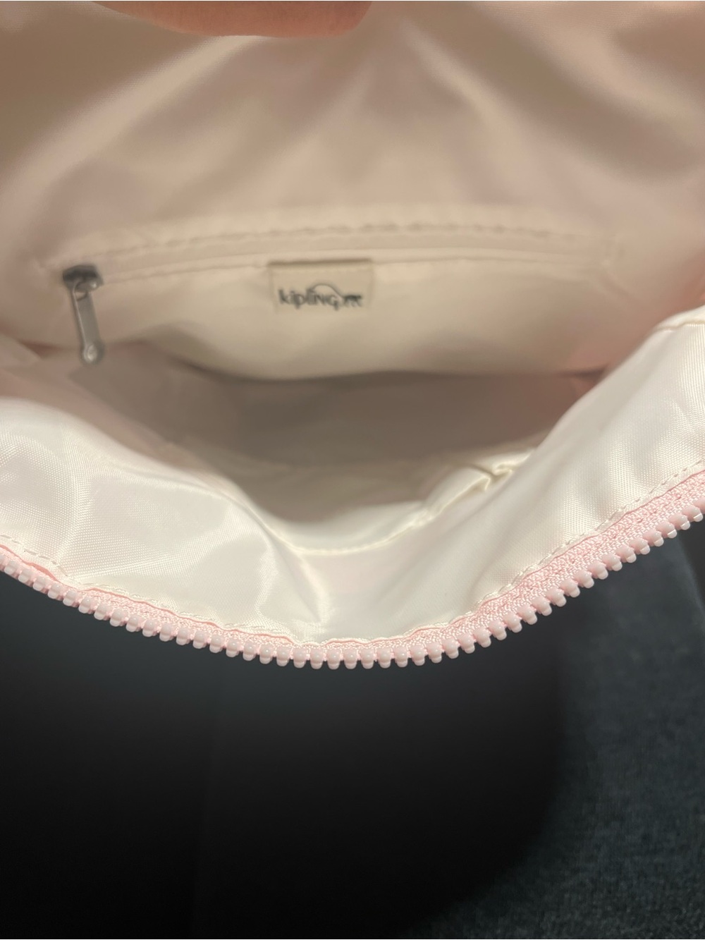 Kipling Pink and Gray Everyday Backpack - Picture 5 of 10